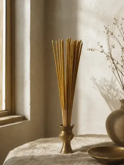 Golden joss sticks